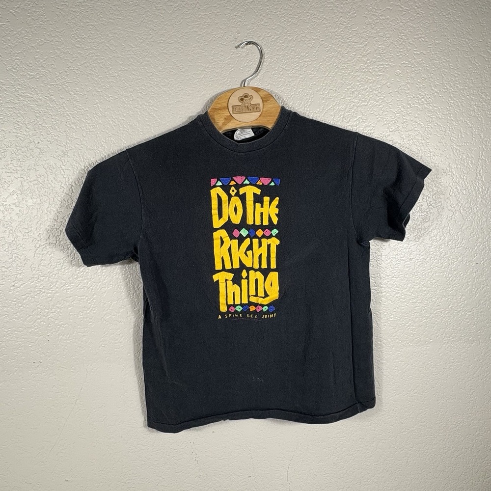 Vintage 1989 Do The Right Thing Spike Lee Universal Studios Black Shirt‎ Large